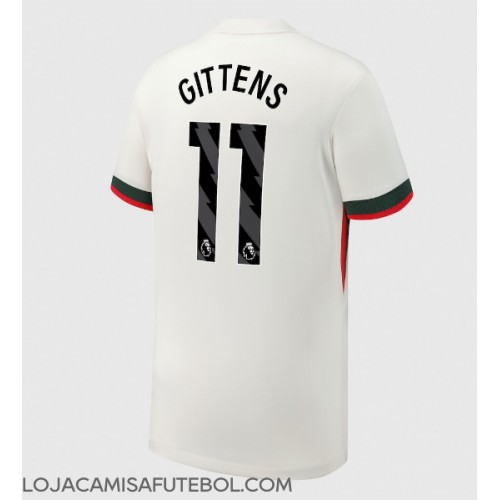 Camisa de Futebol Chelsea Jamie Gittens #11 Equipamento Secundário 2025-26 Manga Curta